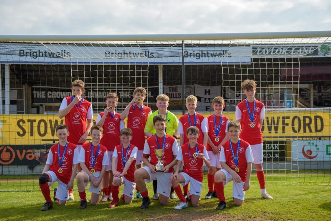 Pegasus football club under 11 team photo